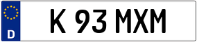 Truck License Plate